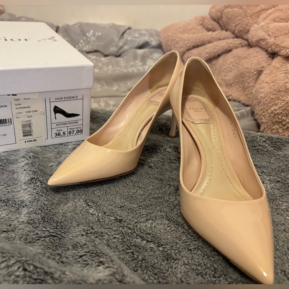 Christian Dior Essence Patent Leather Pumps | Size 36.5 (Fits 6.5 US)